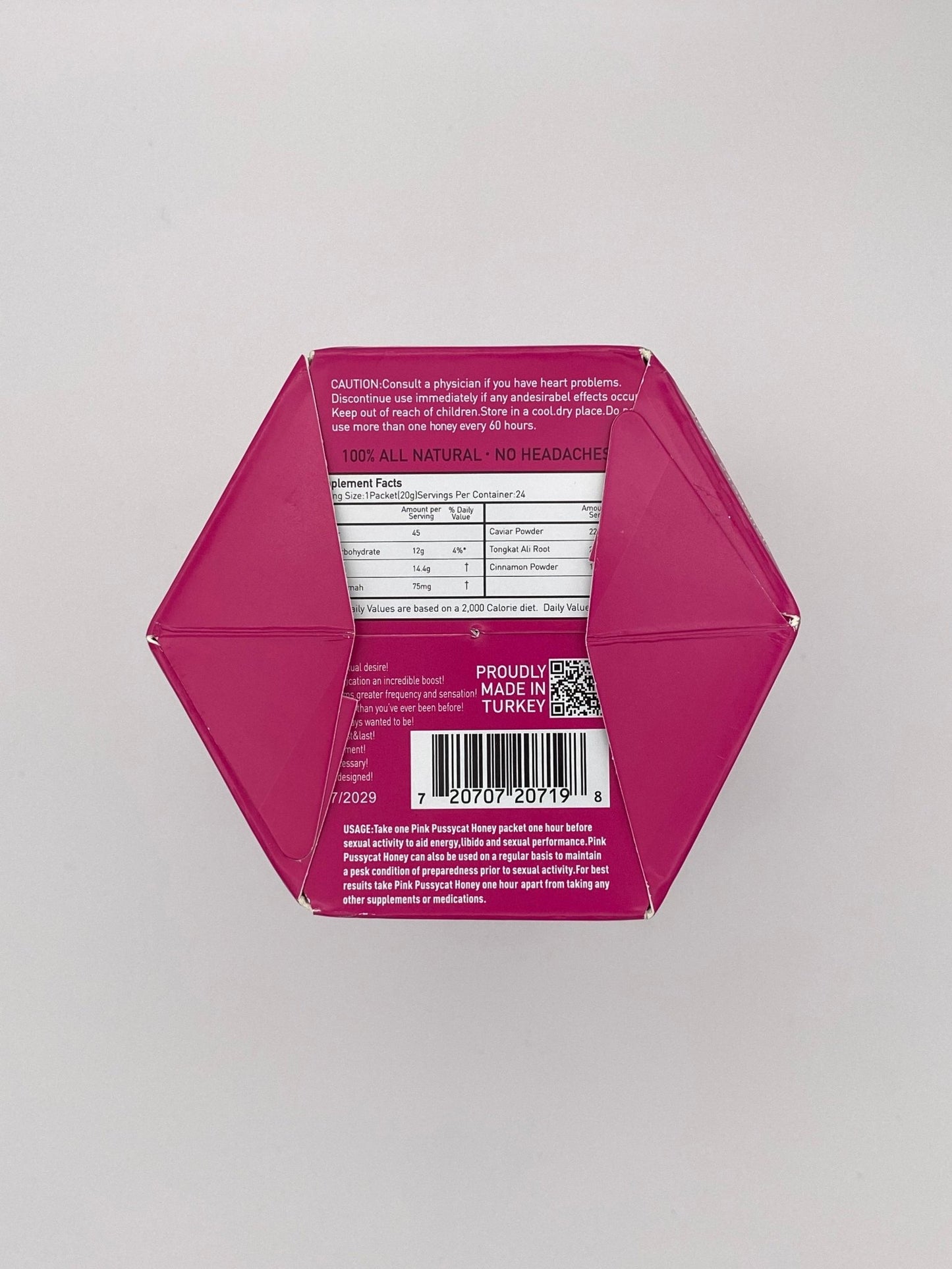 Pink PussyCat Honey (24 Sobres de 20 g) – Afrodisíaco Natural para Mujeres - The Profit Store