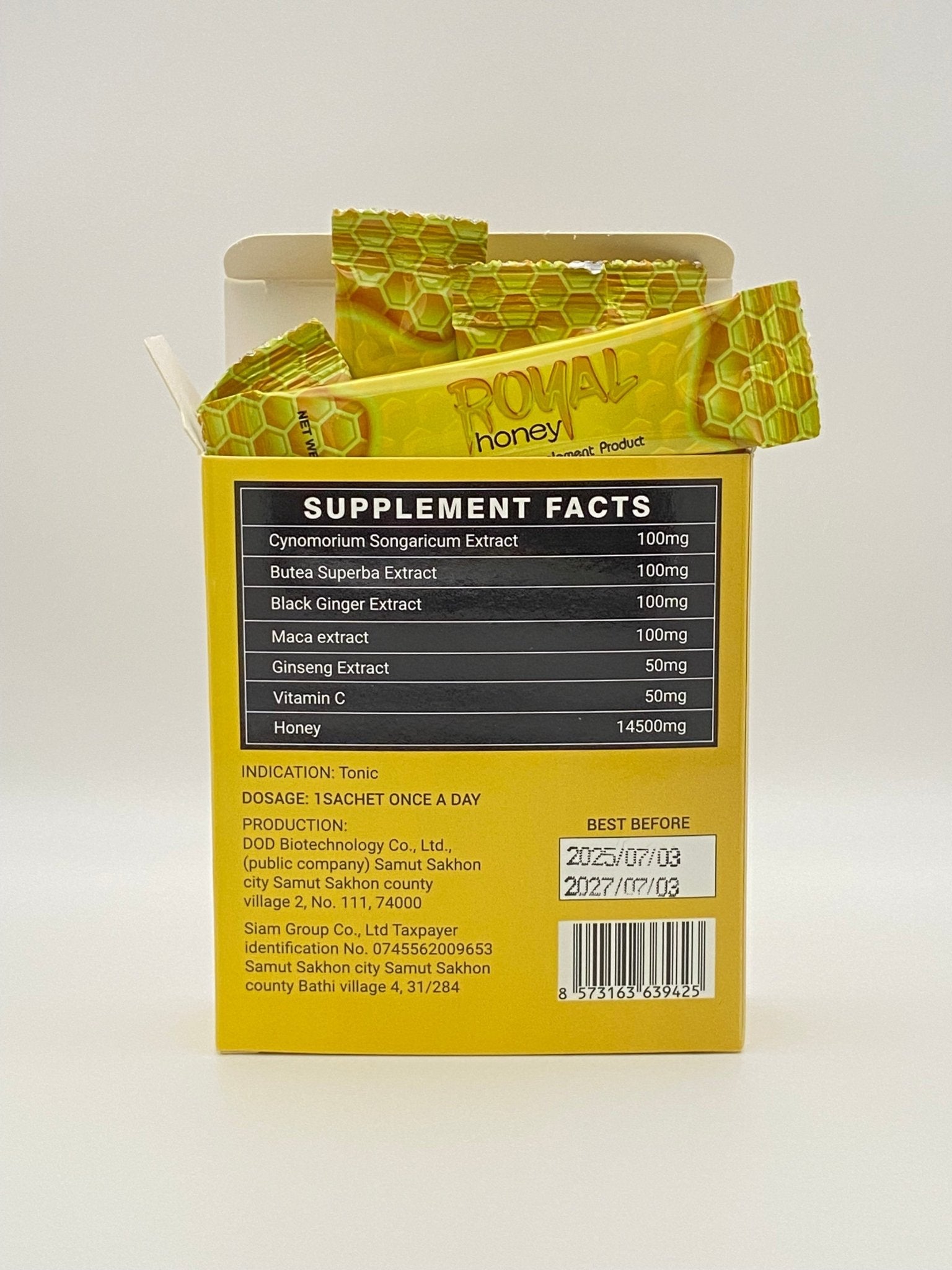 Royal Honey (10 Sobres de 15 g) – Afrodisíaco Natural para Hombre - The Profit Store