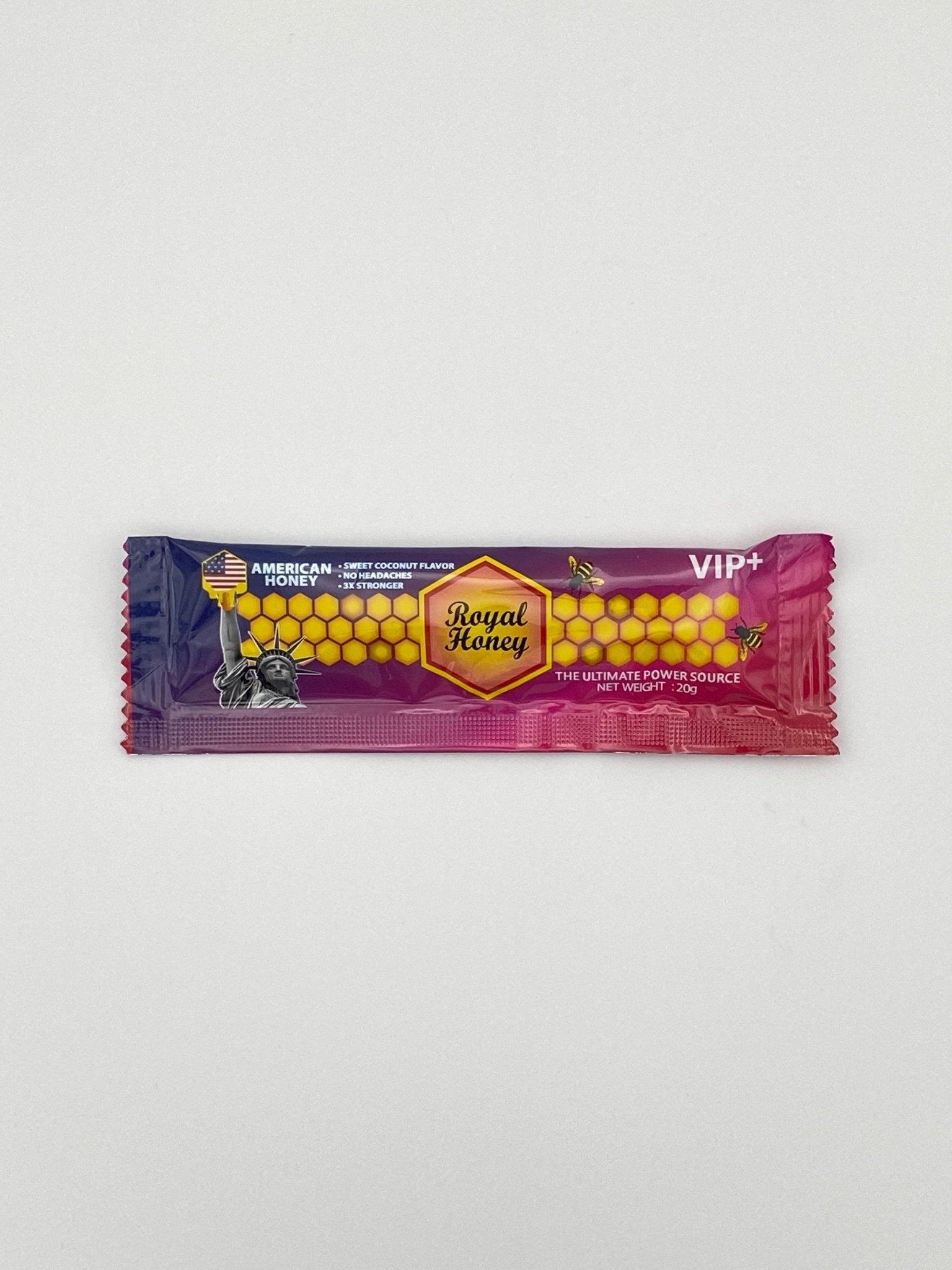 Royal Honey VIP+ American Honey (12 Sobres de 20 g) – Afrodisíaco Natural para Hombres - The Profit Store