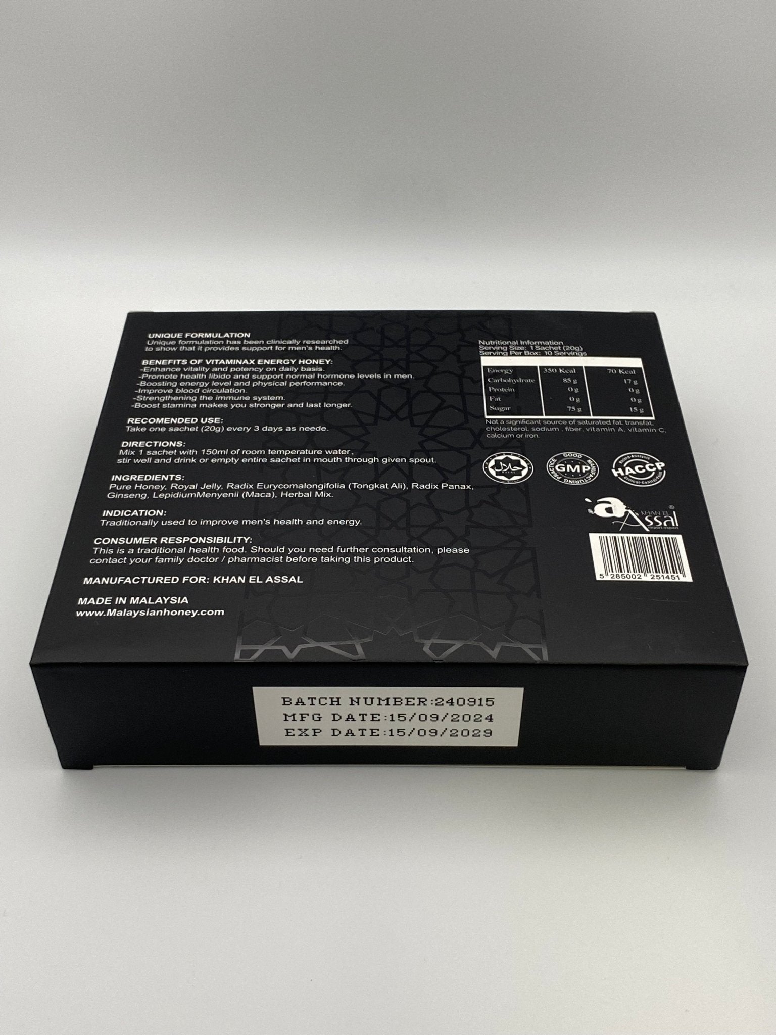 X MAX Shot TripleShot Energy Honey (10 Sobres de 20 g) – Afrodisíaco Natural para Hombres - The Profit Store