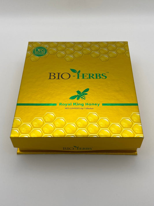 Bio-Herbs Royal King Honey de Dr’s Secret (10 Sobres de 30 g) – Afrodisíaco Natural para Hombres - The Profit Store