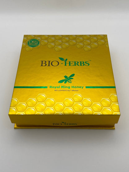 Bio-Herbs Royal King Honey de Dr’s Secret (10 Sobres de 30 g) – Afrodisíaco Natural para Hombres - The Profit Store