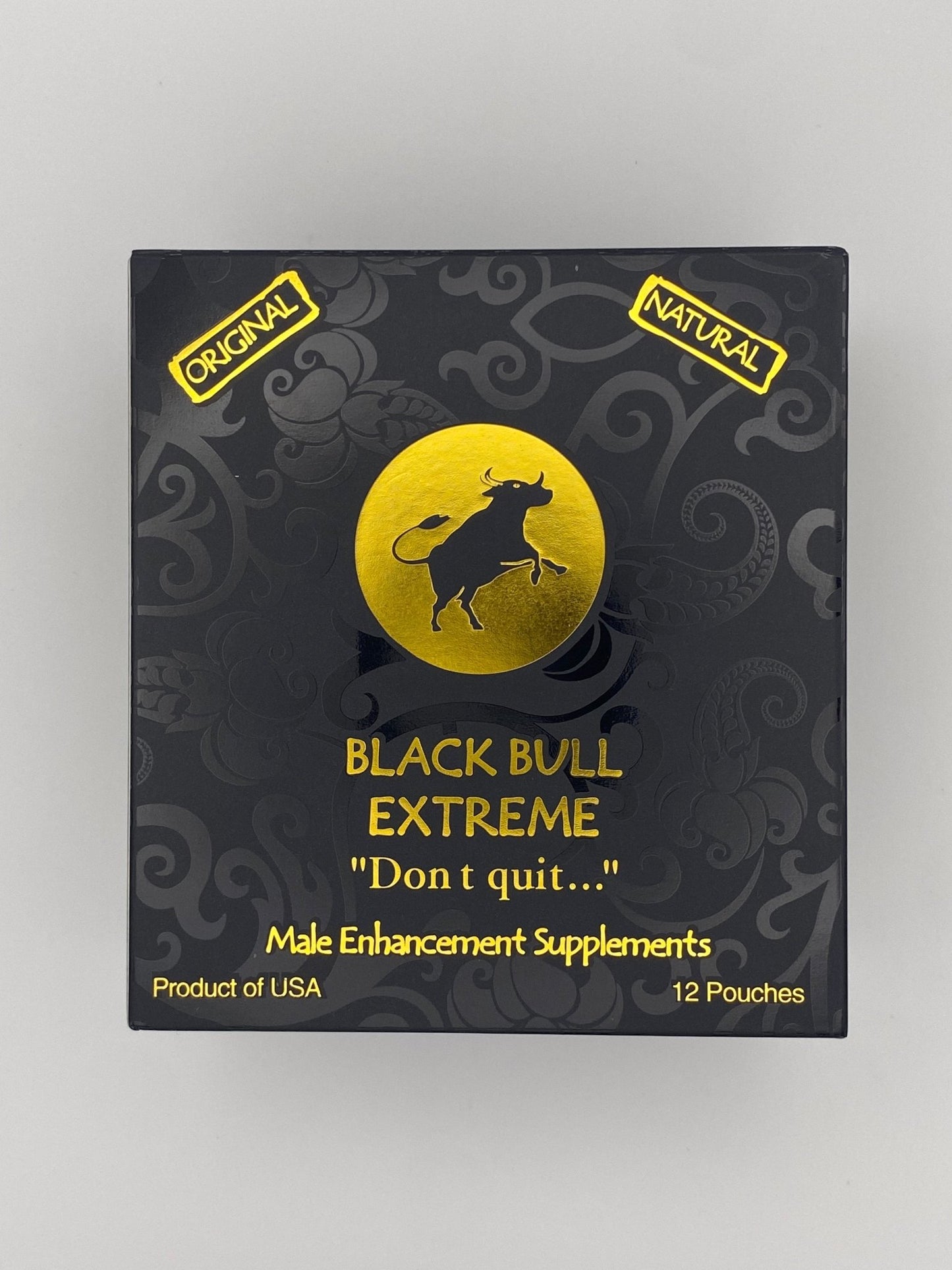 Black Bull Extreme “Don’t Quit…” (12 Sobres de 22 g) – Afrodisíaco Natural para Hombres - The Profit Store