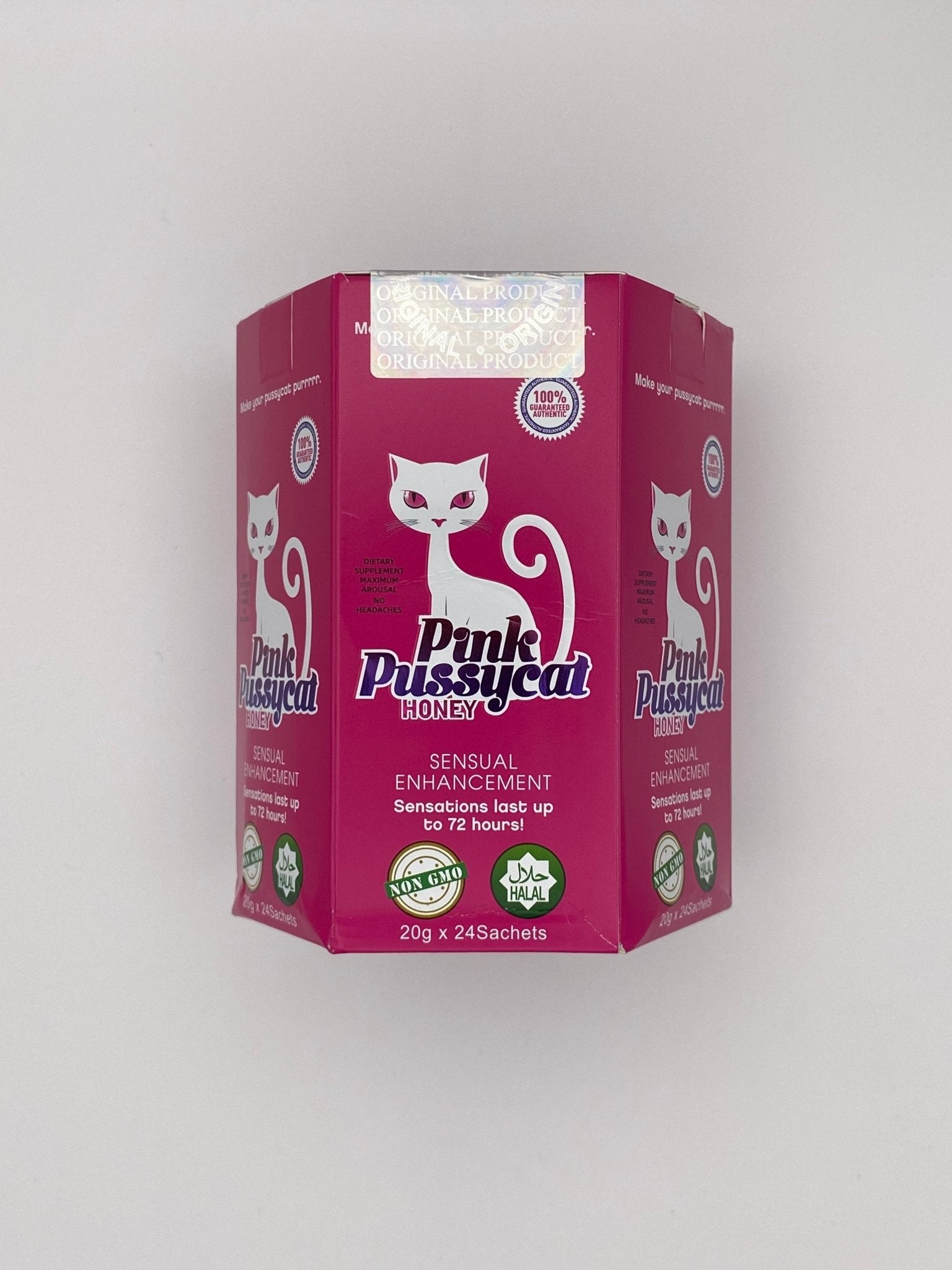 Pink PussyCat Honey (24 Sobres de 20 g) – Afrodisíaco Natural para Mujeres - The Profit Store