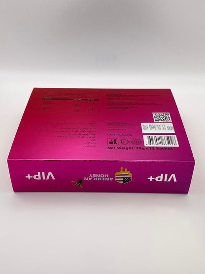 Royal Honey VIP+ American Honey (12 Sobres de 20 g) – Afrodisíaco Natural para Hombres - The Profit Store